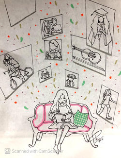 Penelope Sanchez Dibujo del exito