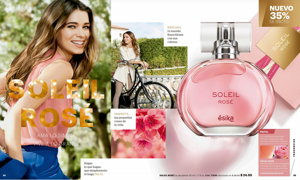 Fragancia femenina SOLEIL ROSÉ