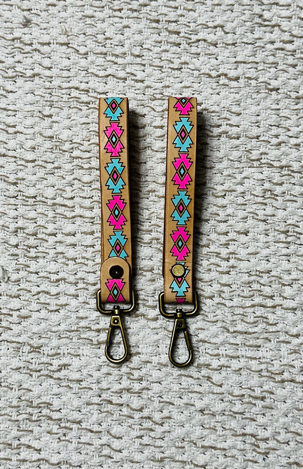 Thumbnail: Leather Keychain Wristlet
