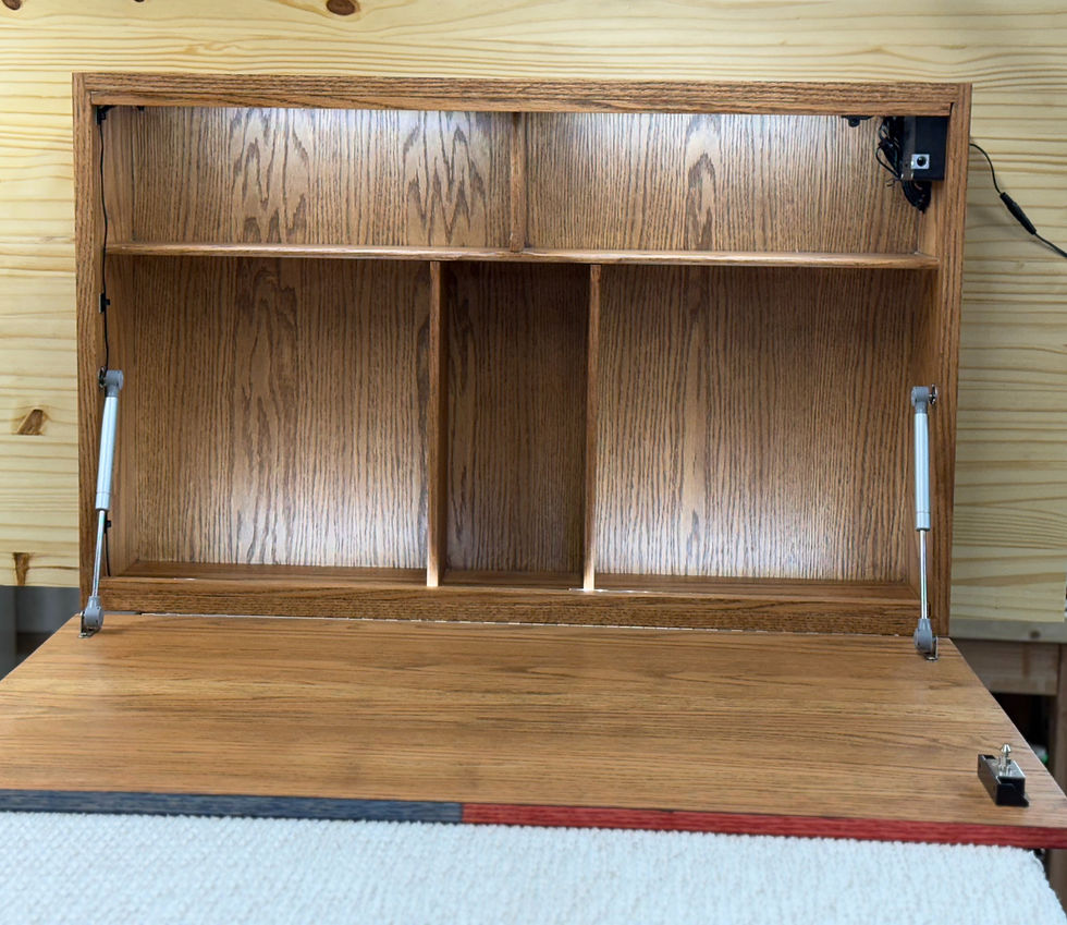 Thumbnail: American Flag Bourbon Cabinet