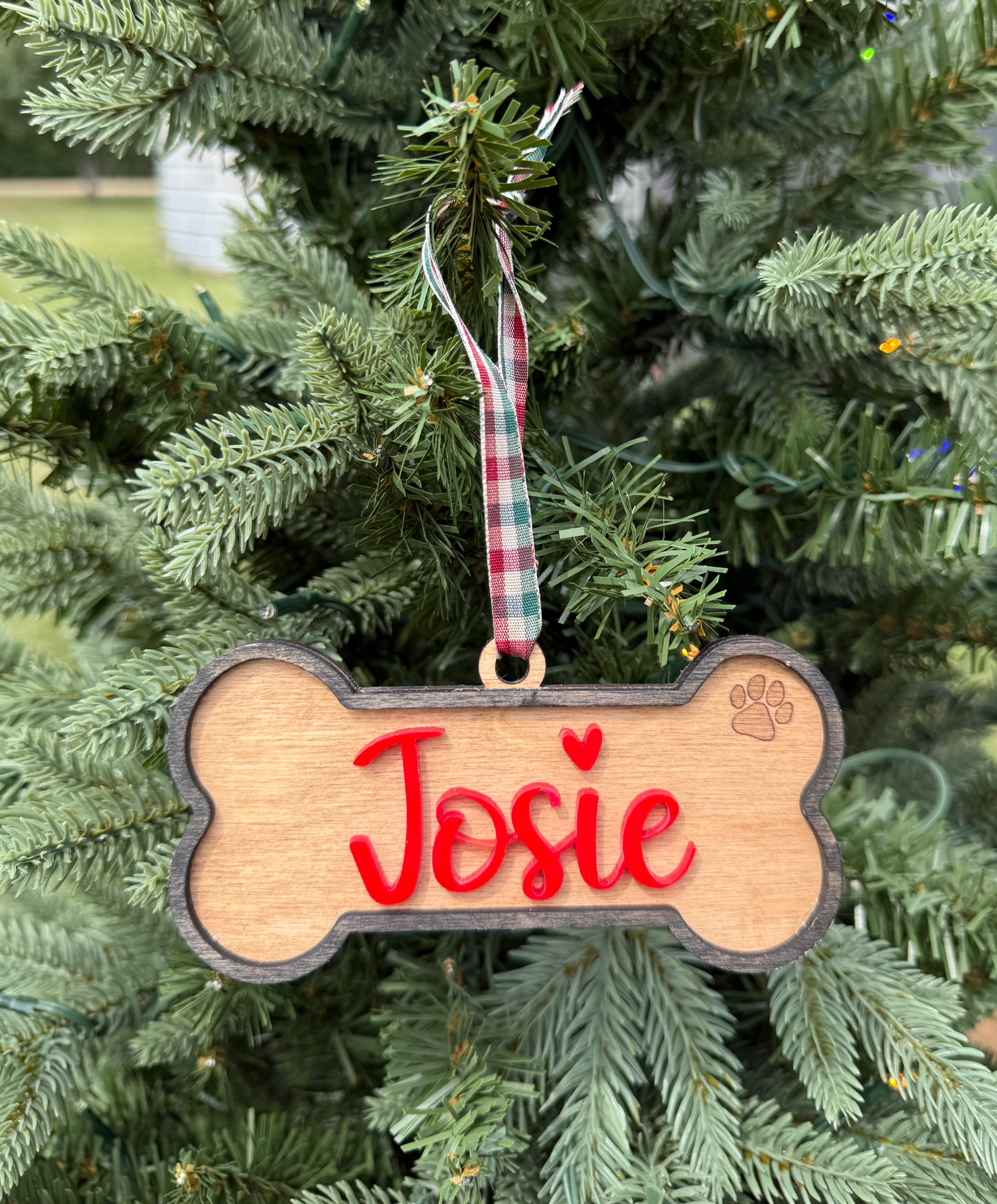 Dog Bone Pet Ornament