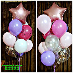 связка шаров для девочки