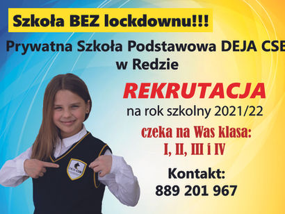 Rekrutacja trwa! Zapraszamy do szkoły i przedszkola. 