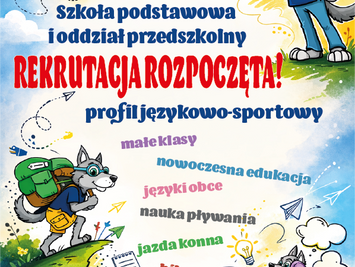 Rekrutacja na rok szkolny 2026/2027 rozpoczęta!