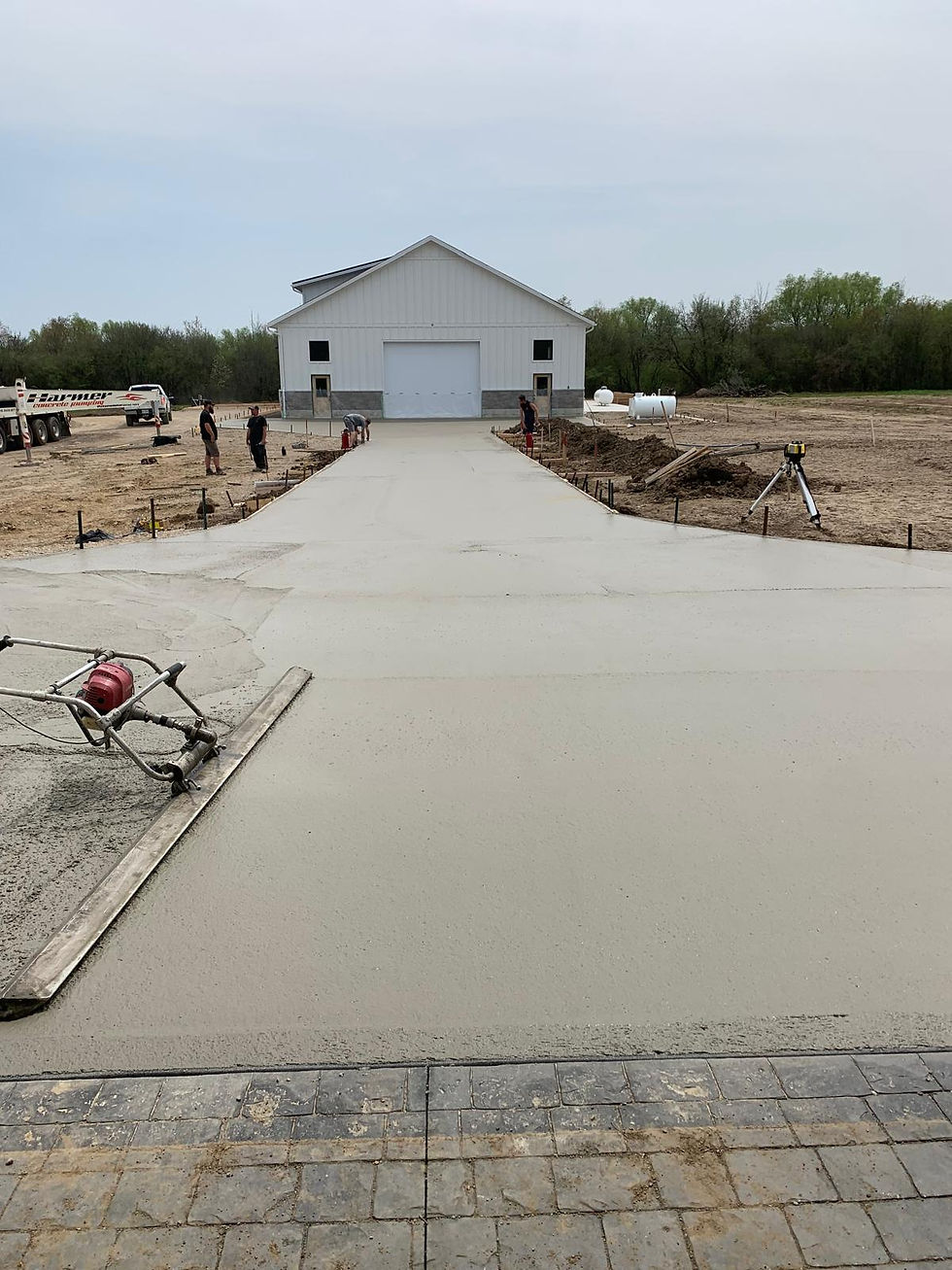 concrete driveways