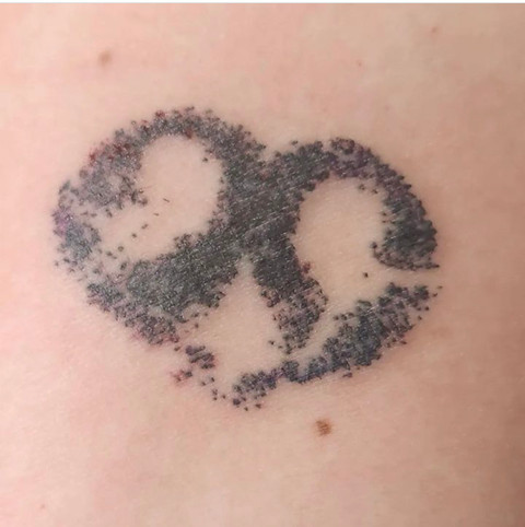 Pet memorial tattoo Austin TX