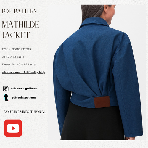 Sillage ジャケット モヘア　Cropped Pattern Jacket Sillage ジャケット モヘア Cropped Pattern Jacket 【公式通販】