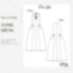 Thumbnail: Jazmin Dress - Cutout Midi Dress PDF Sewing Pattern - Drop-Waist Cottagecore
