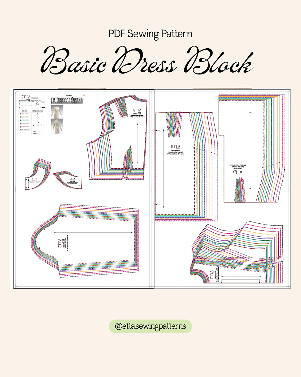 Thumbnail: Dress - Basic Block - Size 32 - EU Size 