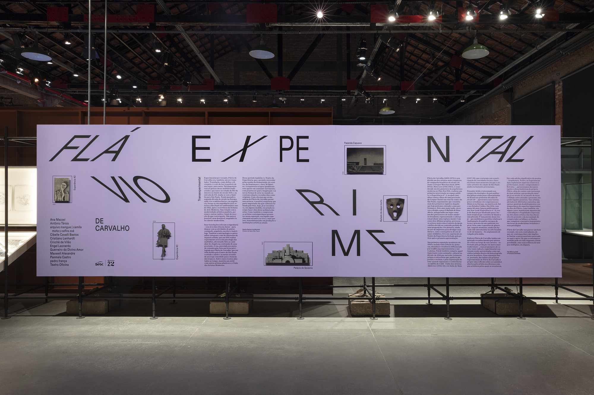 FLÁVIO DE CARVALHO - EXPERIMENTAL, exposição e obras -070, Sesc Pompeia, 09.2022 ©EVERTO
