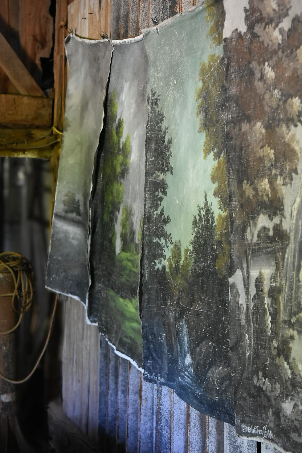 Jennifer Lanne linen landscape backdrops