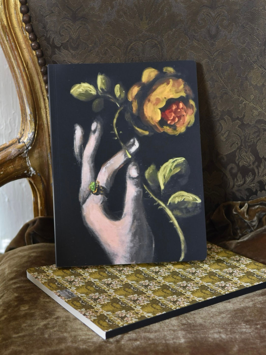 Yellow Rose Paperback Journal