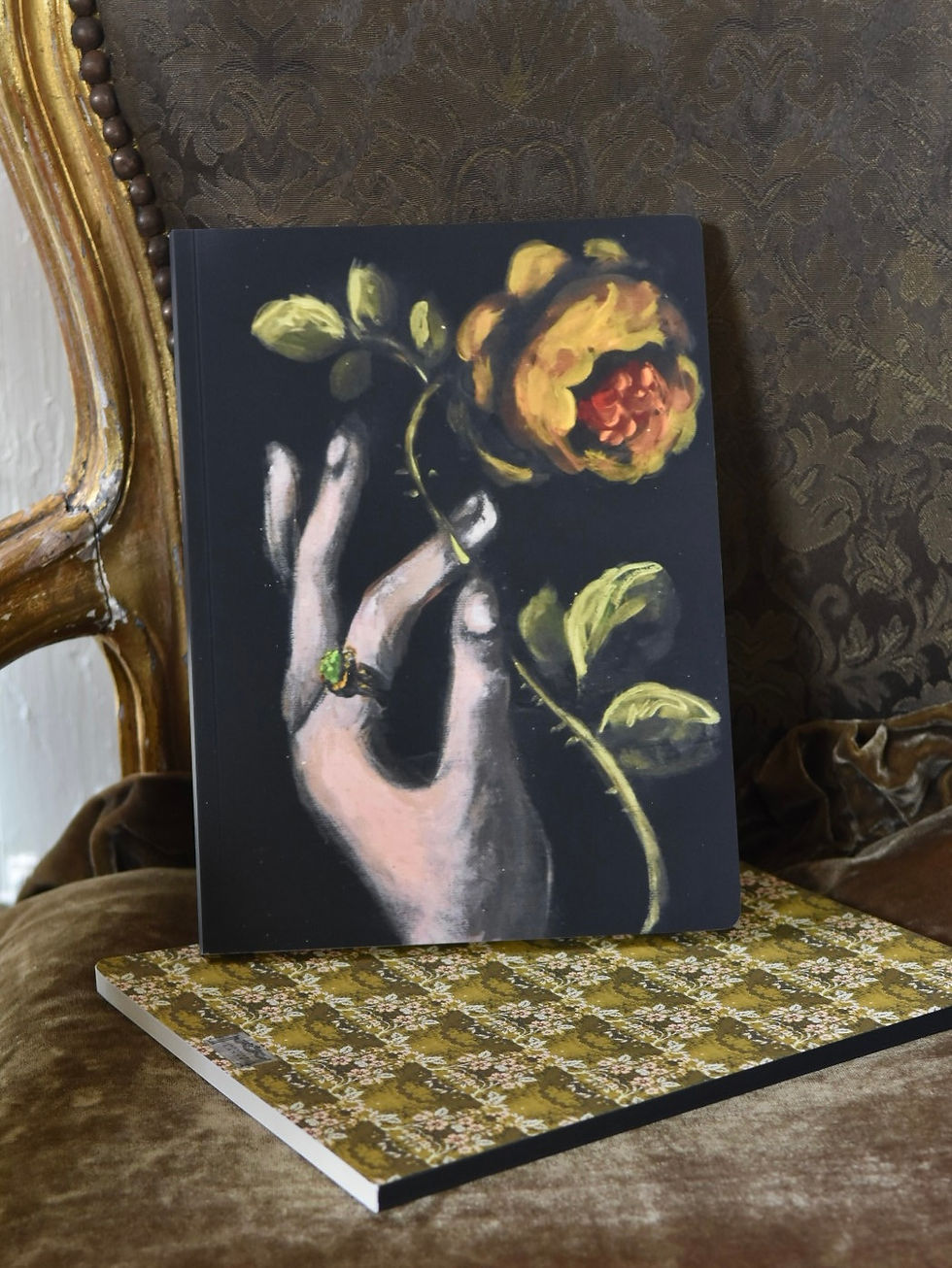 Yellow Rose Paperback Journal