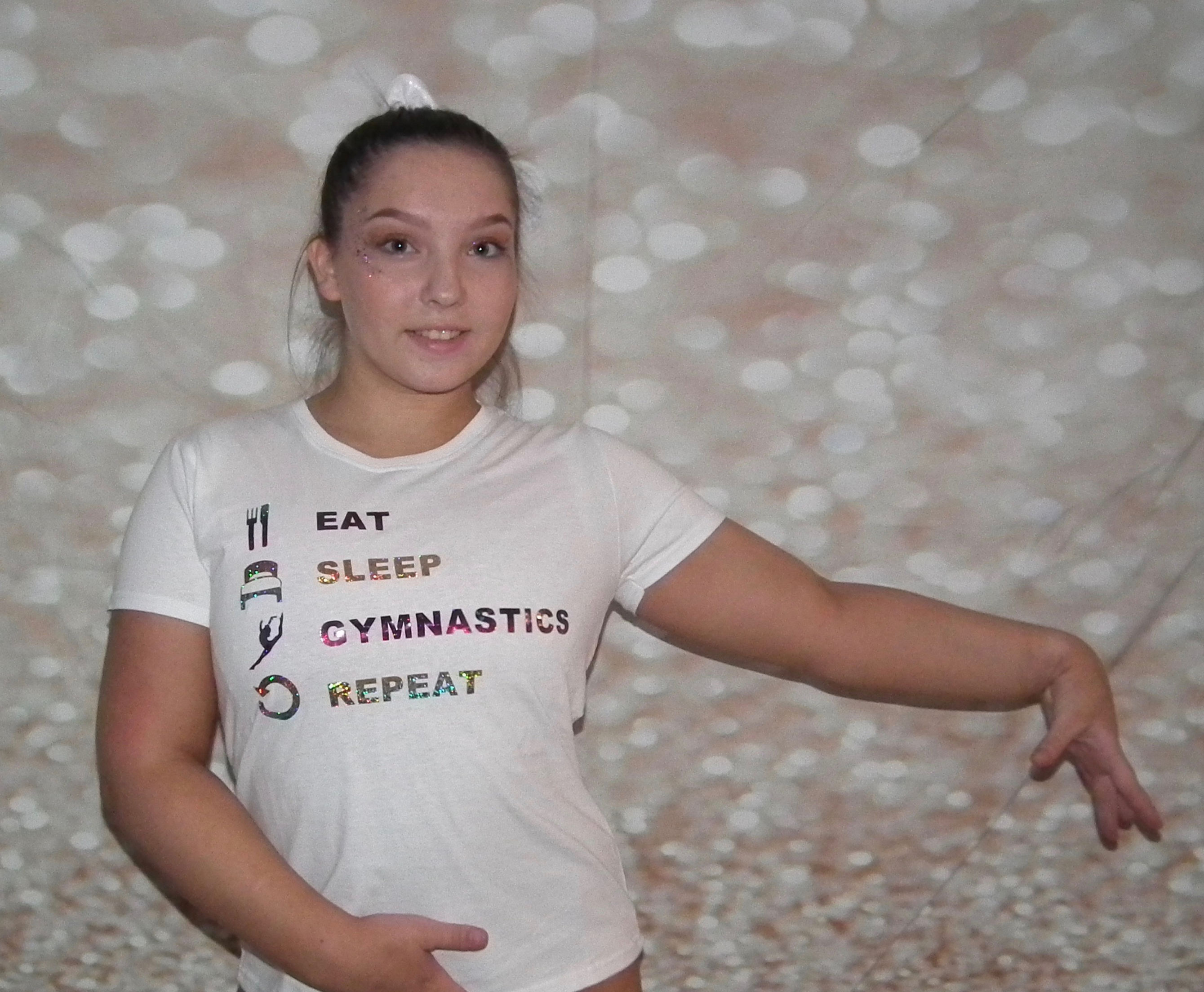 Eat, sleep, gymnastics, repeat T-Shirt