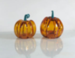 Full Color Hollow Glass pumpkin