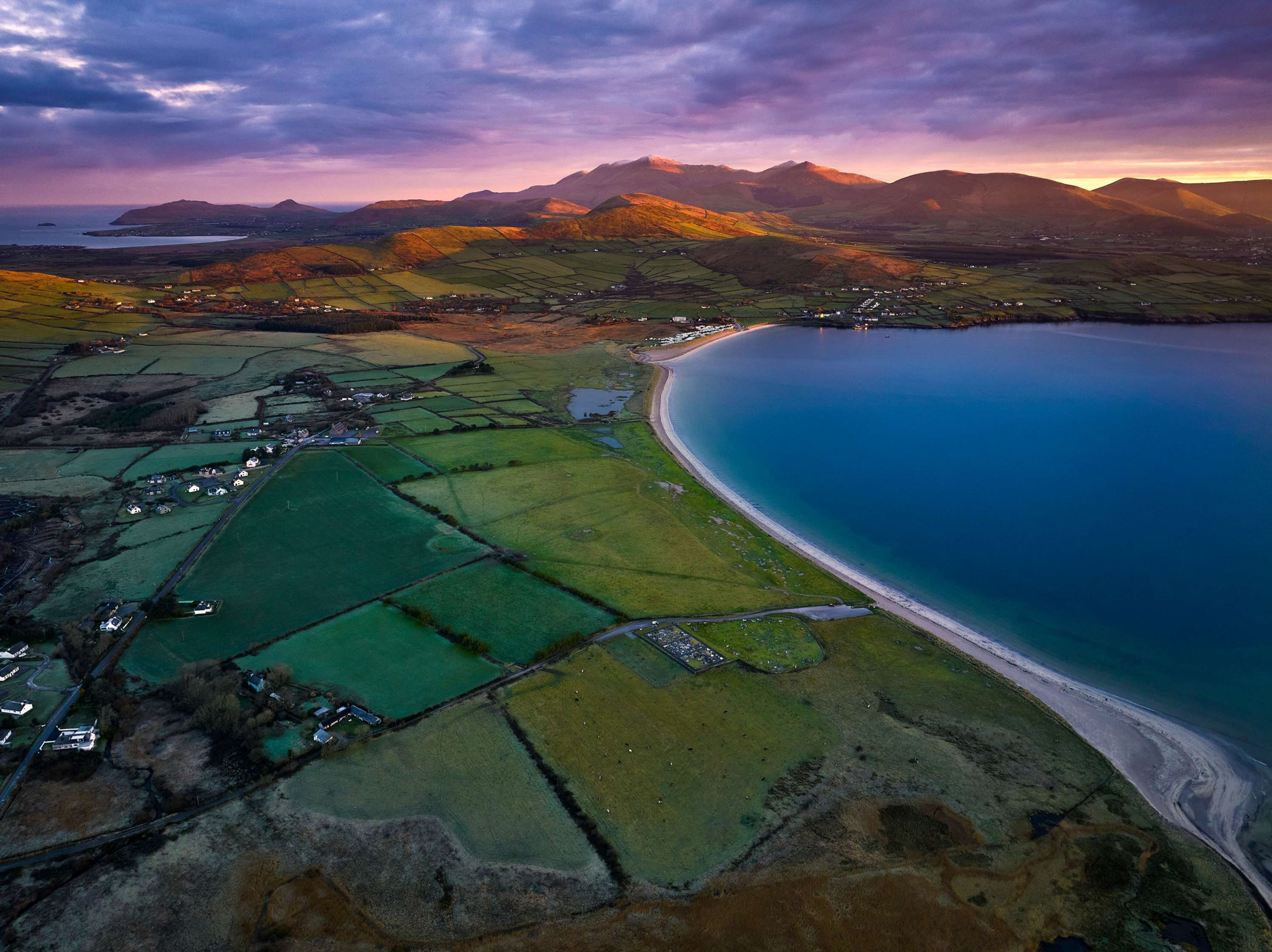 Ventry Beach - Sunrise - Mt.Brandon - Co.Kerry  - Print