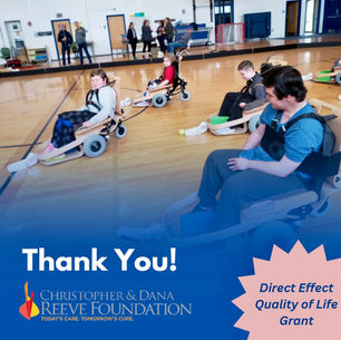 USVHA Receives Direct Effect Quality of Life Grant from the Christopher & Dana Reeve Foundation!