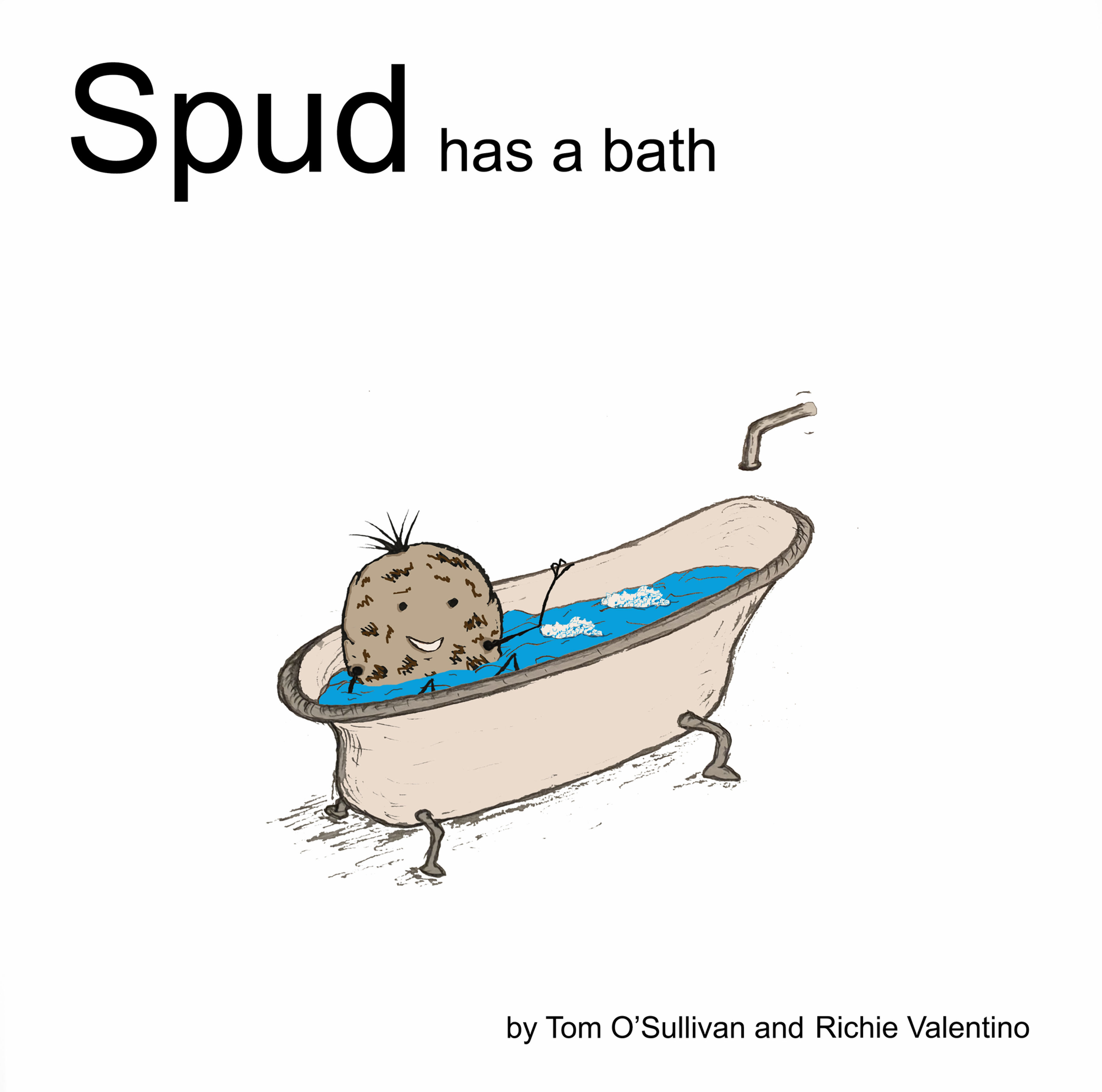Children's book - Spud has a bath