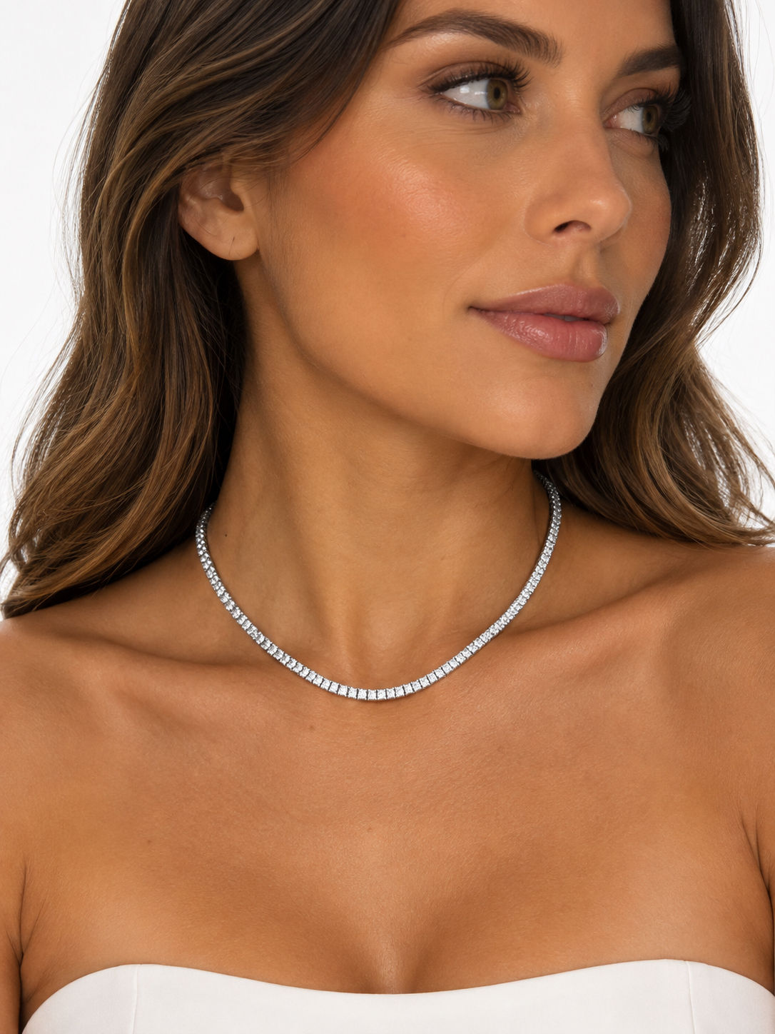 Tennis necklace