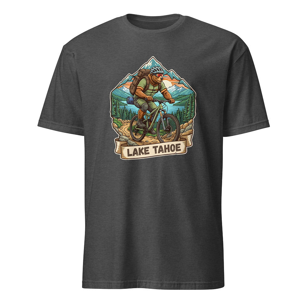 Thumbnail: Papa Bear Biking - Cotton T-Shirt