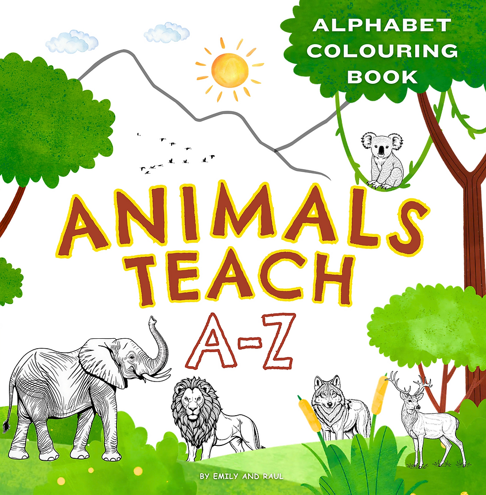 Thumbnail: Animals Teach Colouring Book Series (4 Book Bundle)