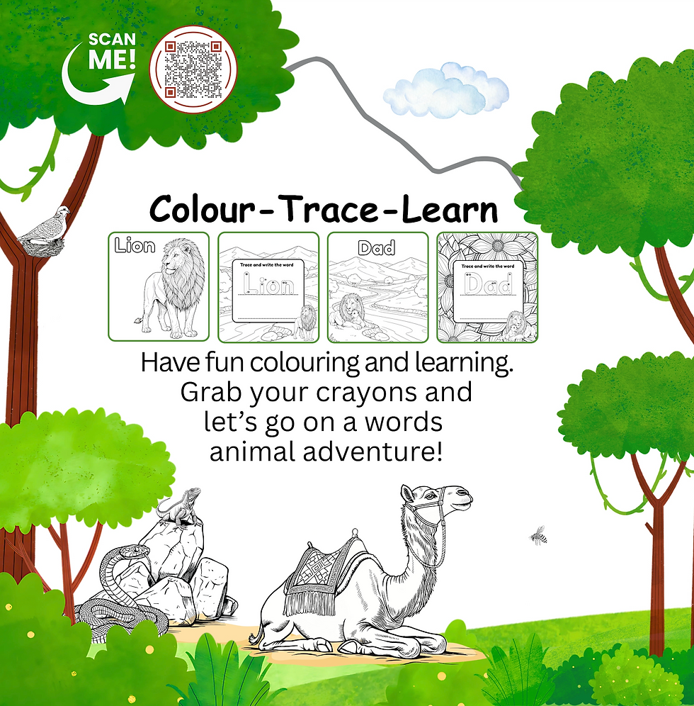 Thumbnail: Animals Teach Colouring Book Series (4 Book Bundle)