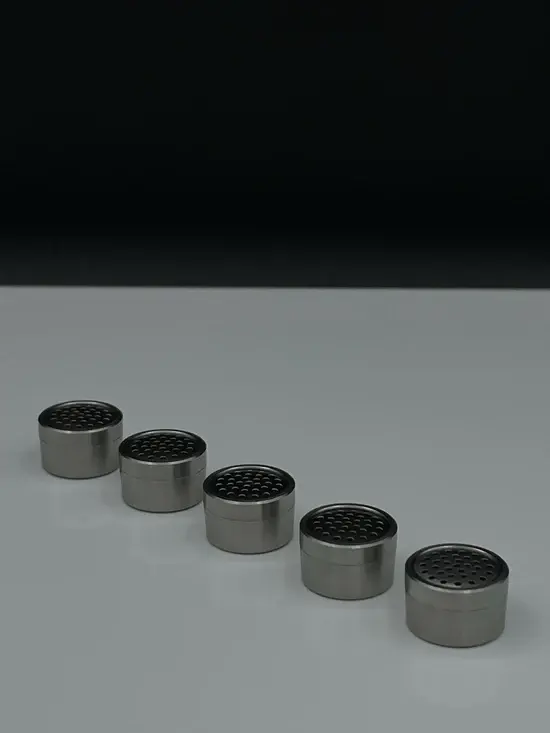 Thumbnail: Stainless Steel Dosing Capsules (5 Pack) with Storage Caddy