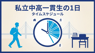 私立中高一貫生の1日:通学・部活・家庭学習のリアルなタイムスケジュール