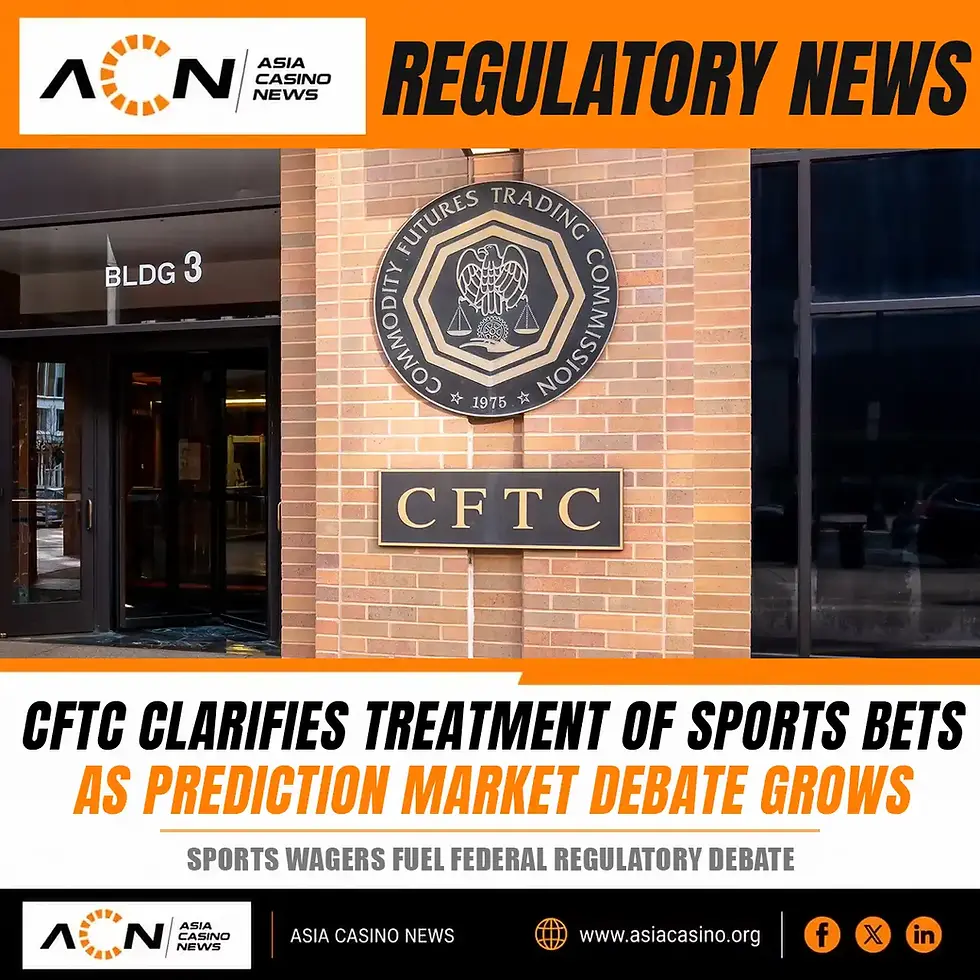 US CFTC regulatory developments involving sports betting and prediction markets