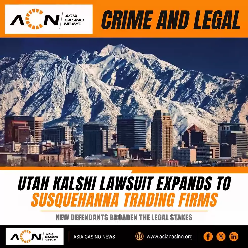 Utah Kalshi lawsuit involving prediction market contracts and Susquehanna trading firms