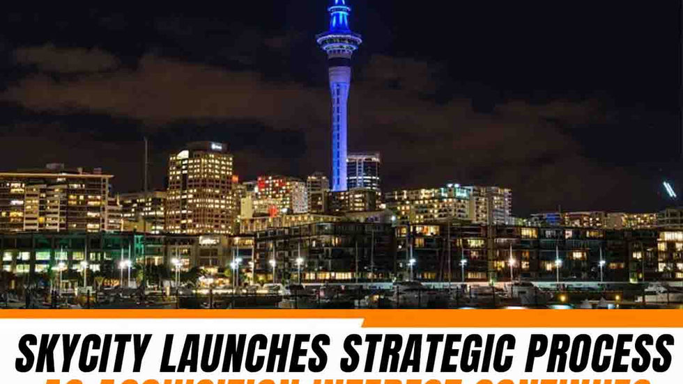 SkyCity Auckland casino and Sky Tower in New Zealand