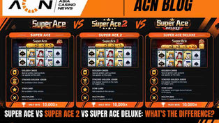 Comparison graphic of Super Ace, Super Ace 2, and Super Ace Deluxe.