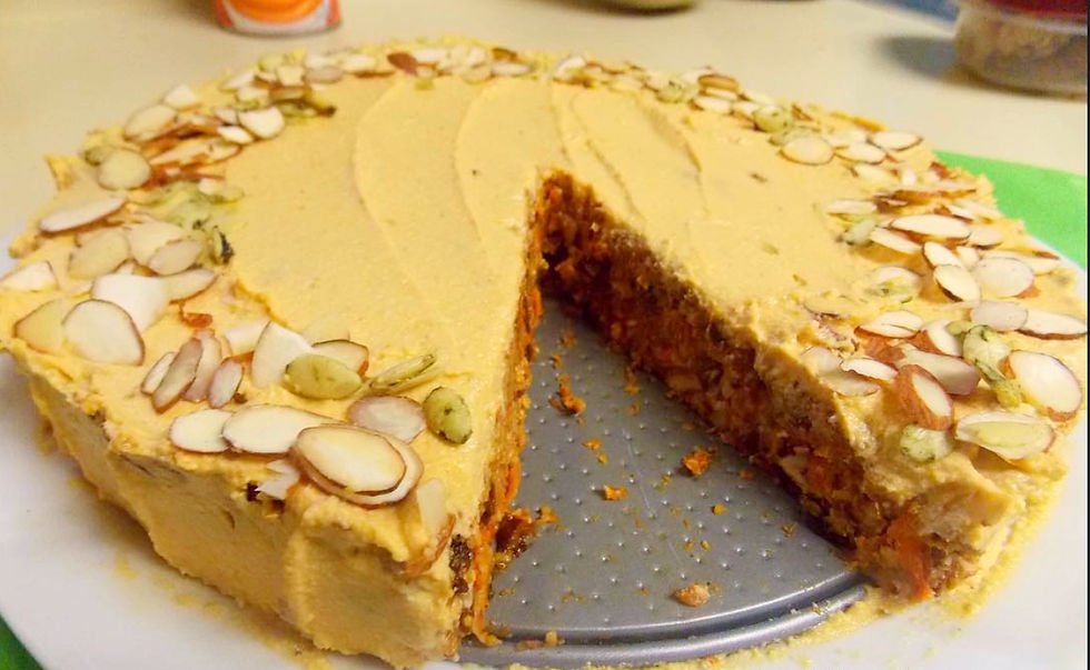 Carrot cake with a pumpkin twist!