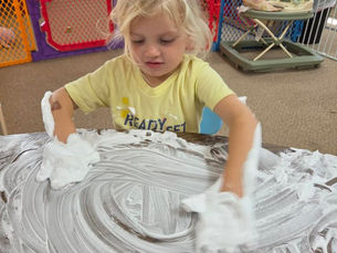 Shaving Cream Sensory Activity