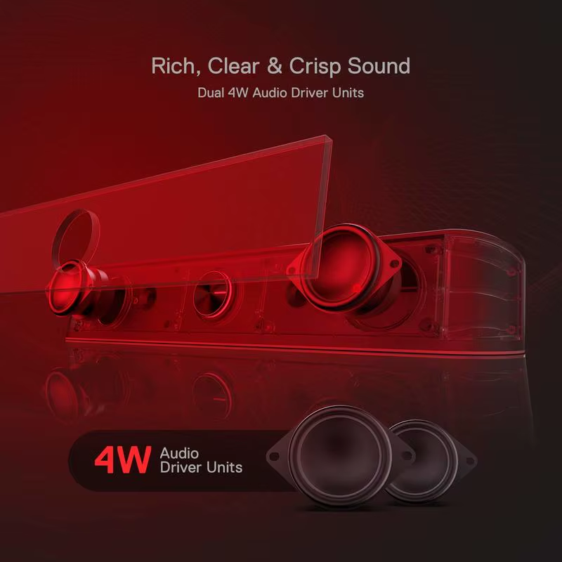 Thumbnail: GS560 Adiemus RGB USB Desktop Soundbar, 2.0 Channel Computer Speaker with Dynami