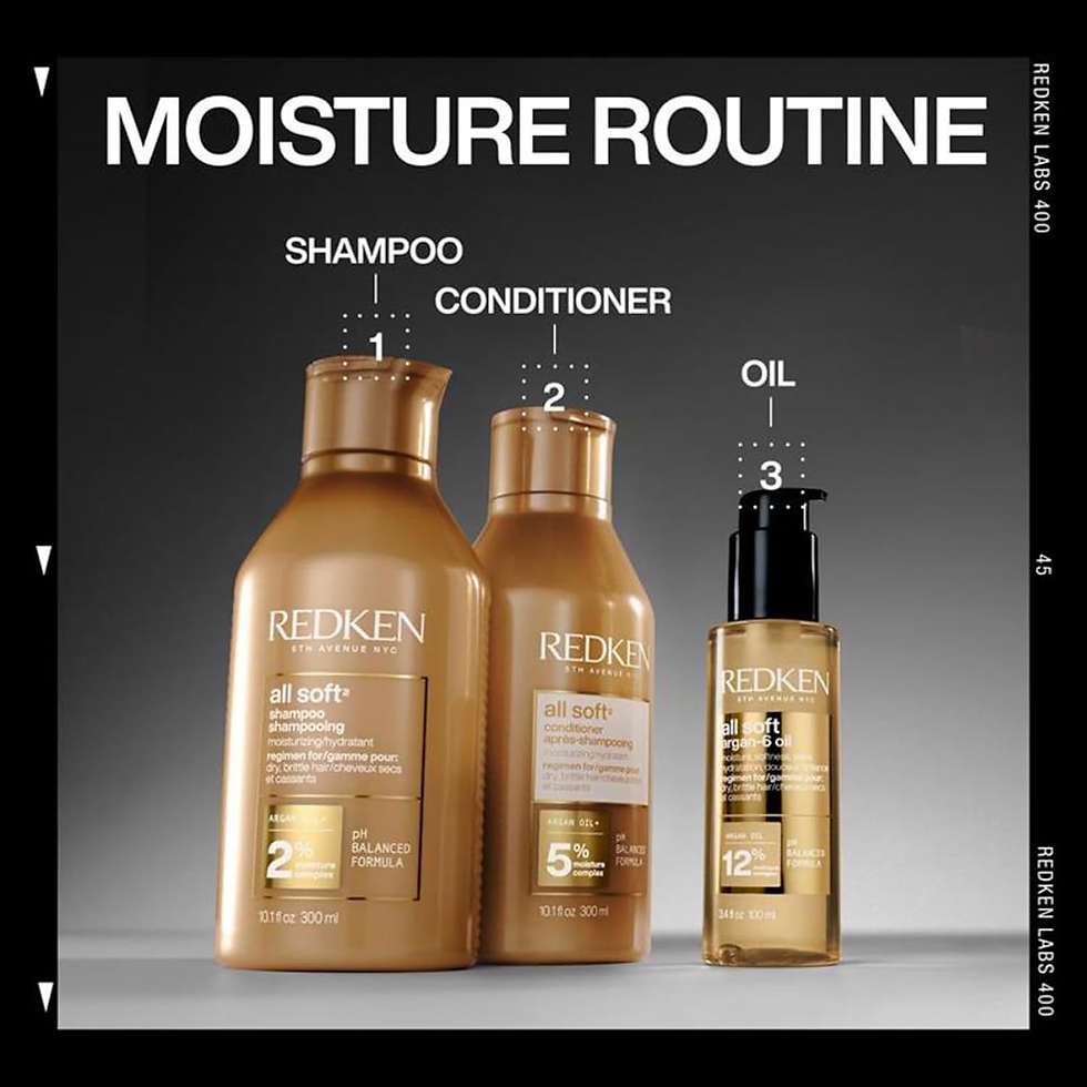 Thumbnail: Shampoo, for Dry Hair, Argan Oil, Intense Softness and Shine, All Soft