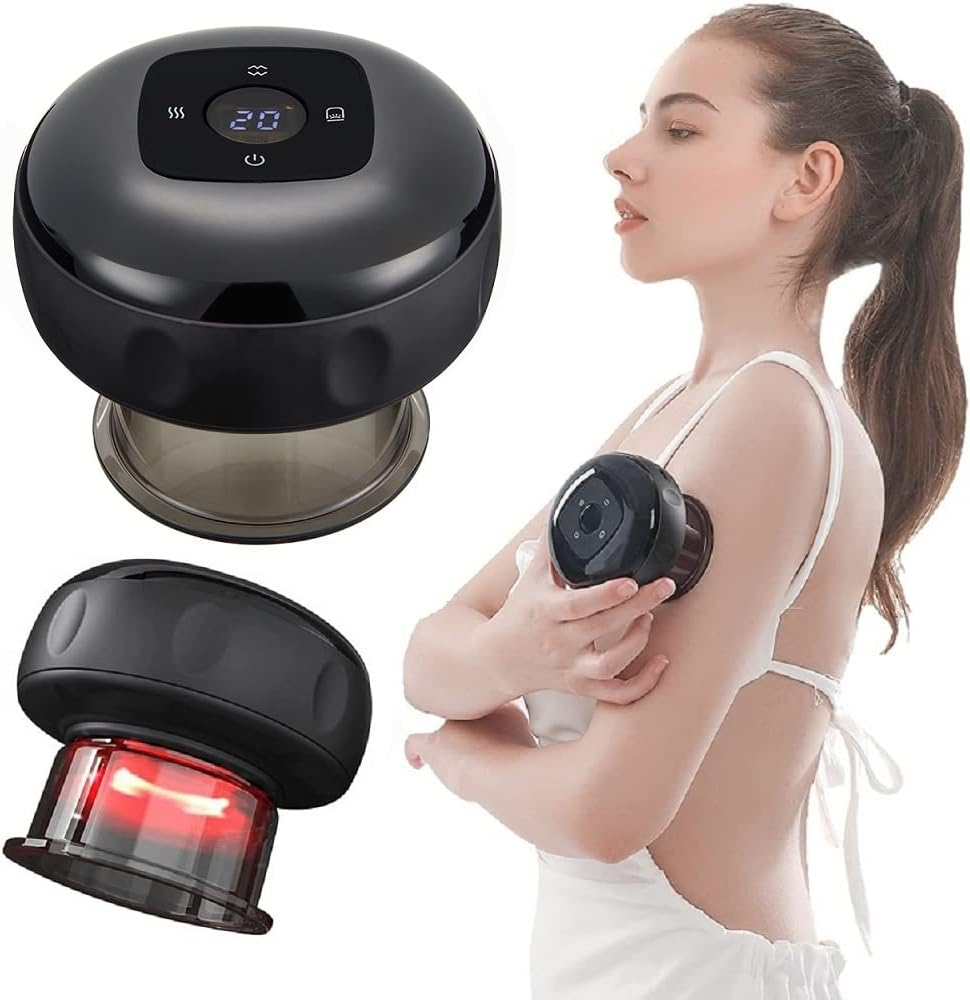 Smart Cupping Therapy Set, Upgrade Cellulite Remover Massager, Rechargeable 4-In