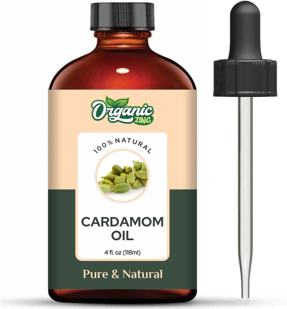 Cardamom (Elettaria Cardamomum) Oil | Pure & Natural Essential Oil for Skincare,