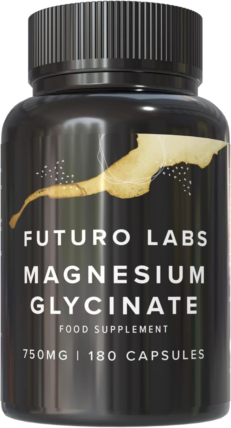 Magnesium Glycinate - 180 High Strength Capsules - 1500Mg of Mag G Providing 300