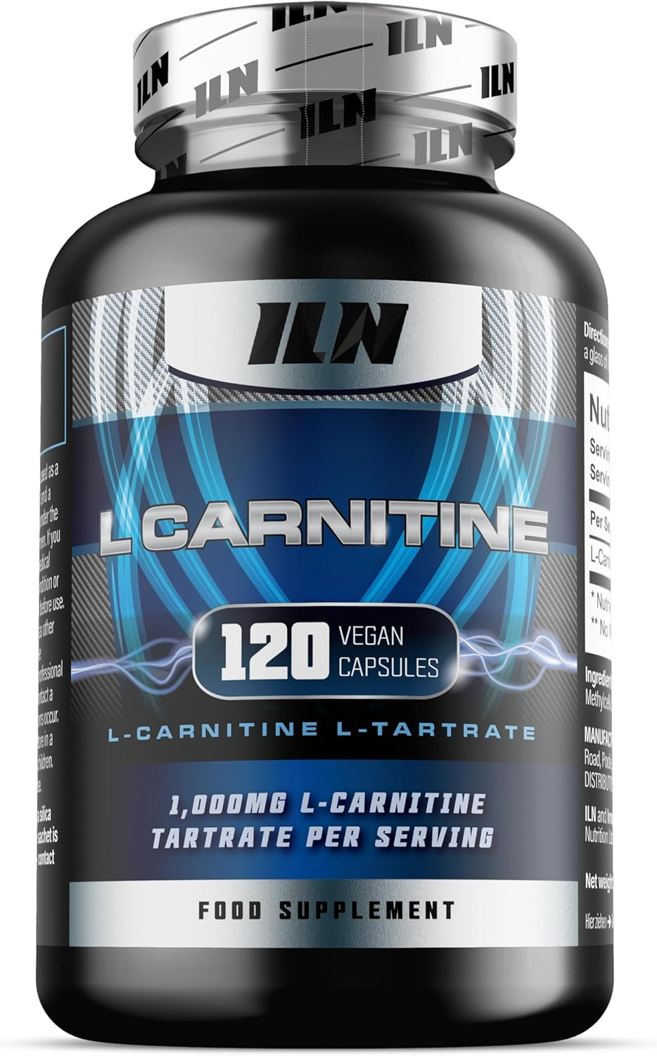 L Carnitine Capsules – 1000Mg L-Carnitine Tartrate per Serving for Men and Women