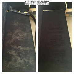 Tepovanie látkovej sedačky