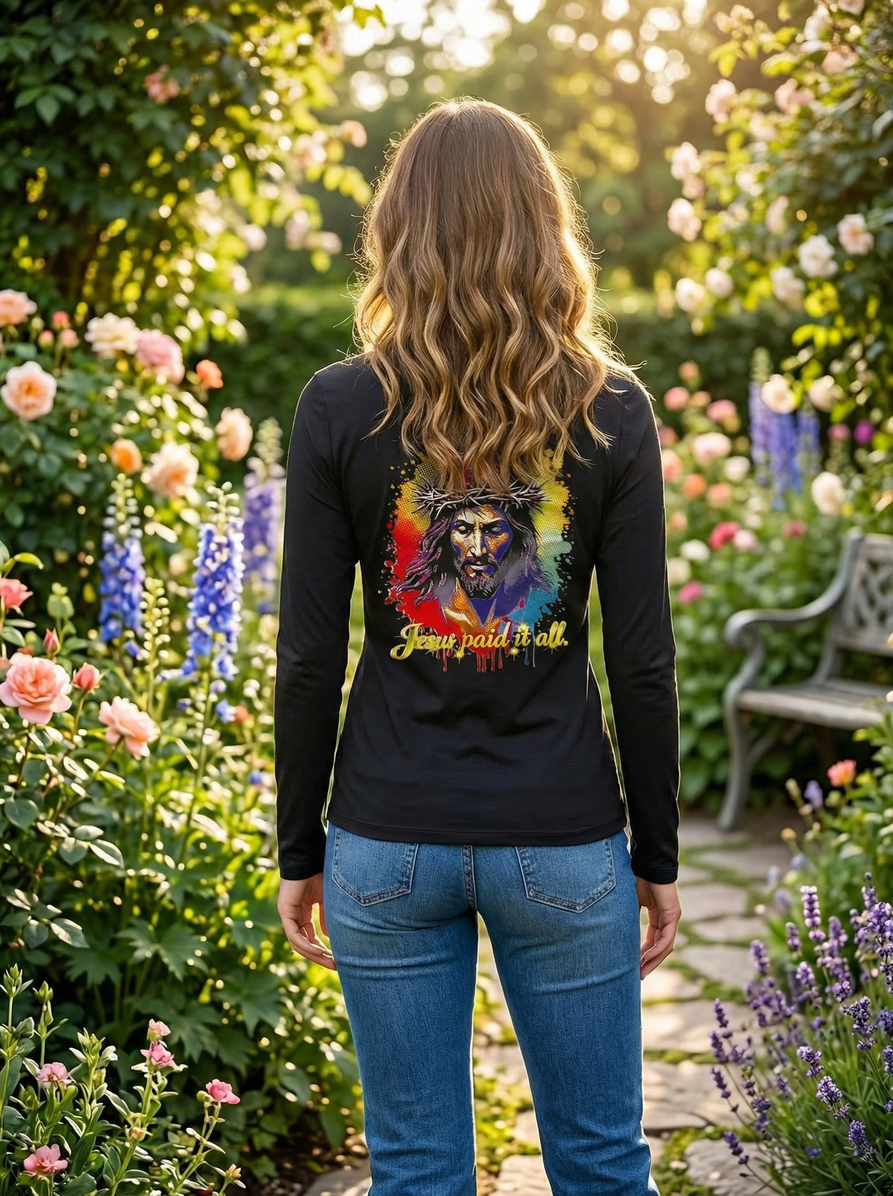 And He died for all, that those who live should.../Jesus paid it all.(design2)