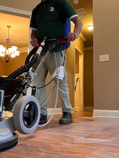 alpharetta, ga hardwood floor being refinished