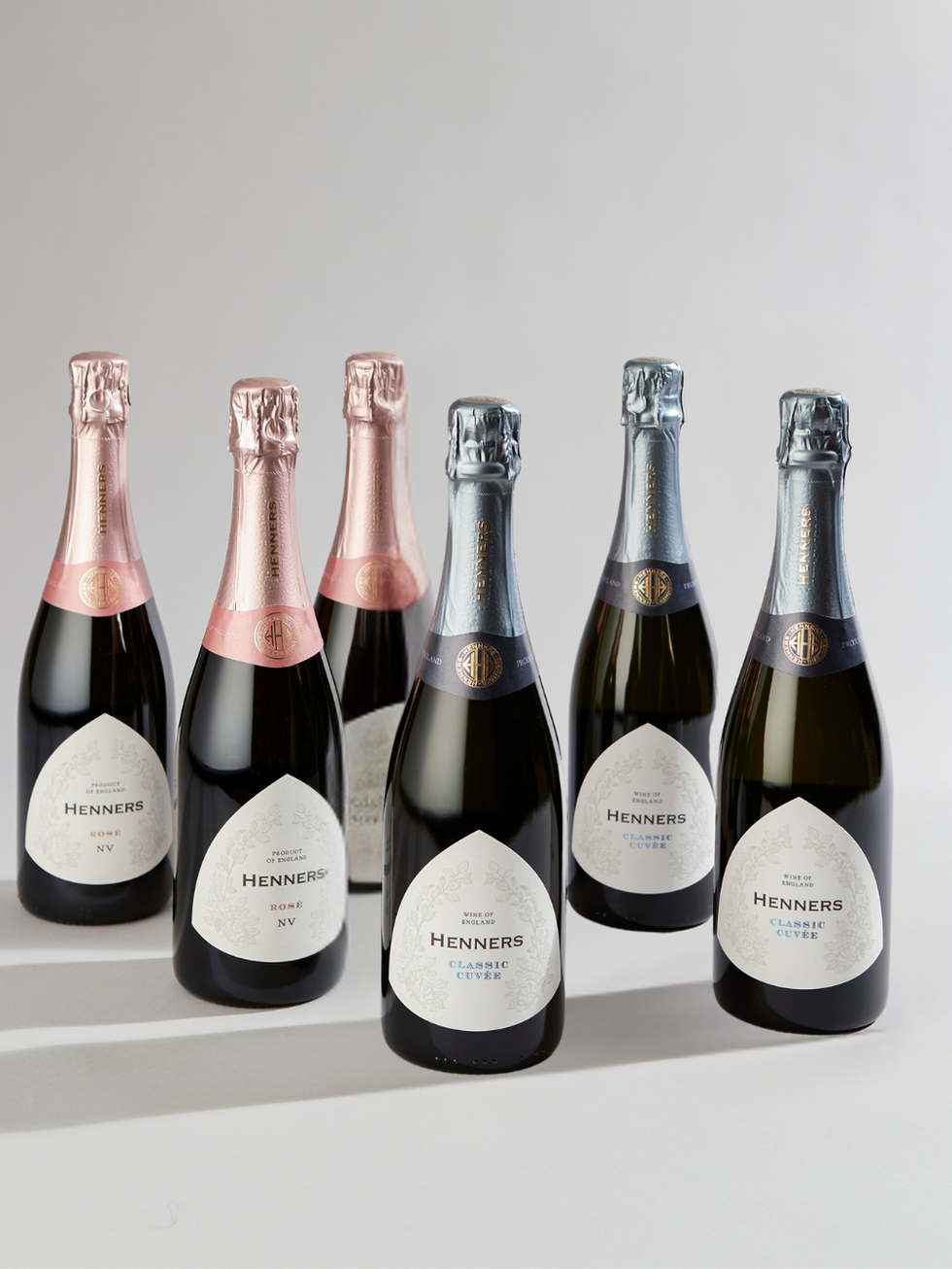 Henners Signature Mixed Case | Classic Cuvée Sparkling Wine, Sparkling English Rosé