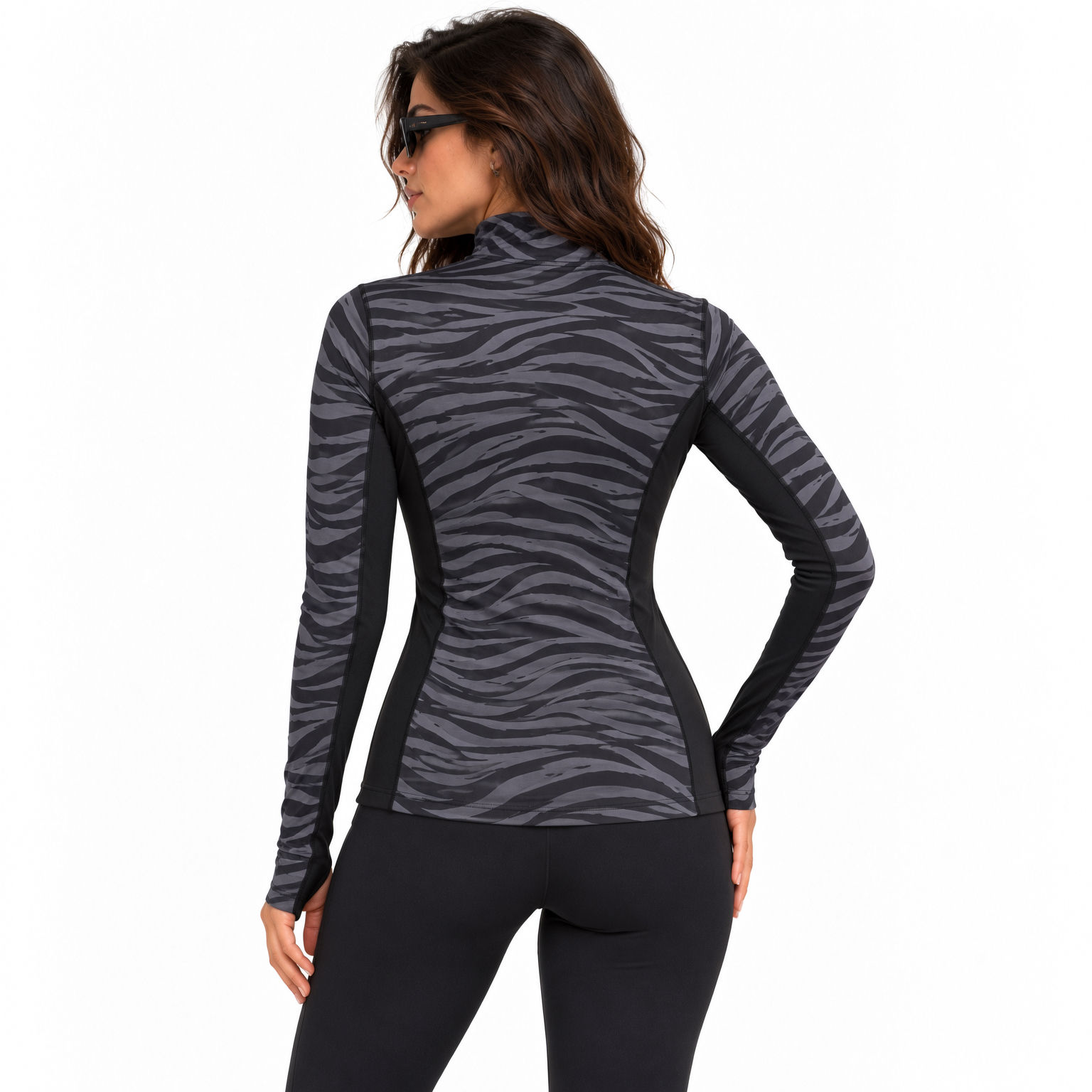 Midnight Zebra Base Layer Top