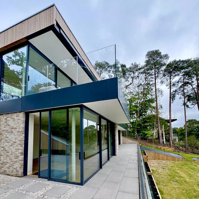 Contemporary New Build, Farnham that required assistance with planning permission