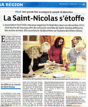 La chorale Battements d'Choeur de la vallée de Villé a tenu son Asemblée Générale 2016. Elle cherche de nouveaux choristes. Article paru dans le journal "l'ALSACE" du 25 octobre 2016