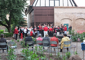 Fête de la musique 2015 au jardin des dahlias à Selestat