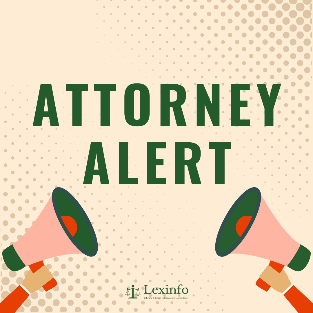 Attorney Alert – Annual Subscription