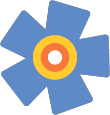 Elemento Flor Azul